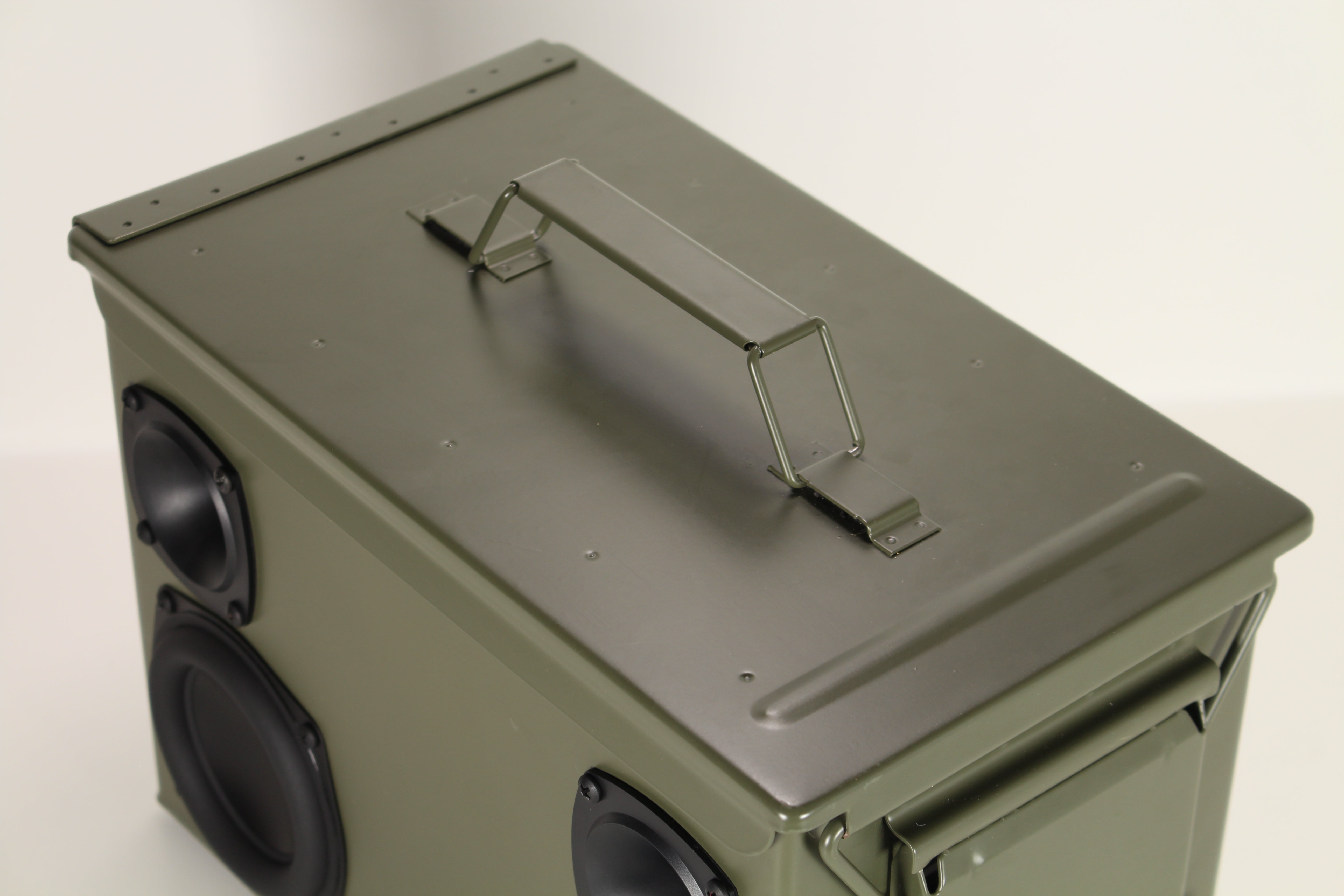 50 CAL AMMO CAN BLUETOOTH SPEAKER IN AMMO CAN GREEN $270.00 – 1776ammocans